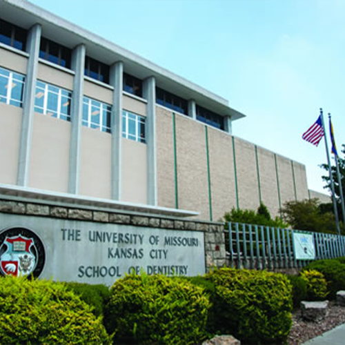 Outside view of dental school building