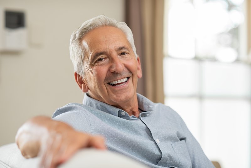 Senior with a beautiful smile